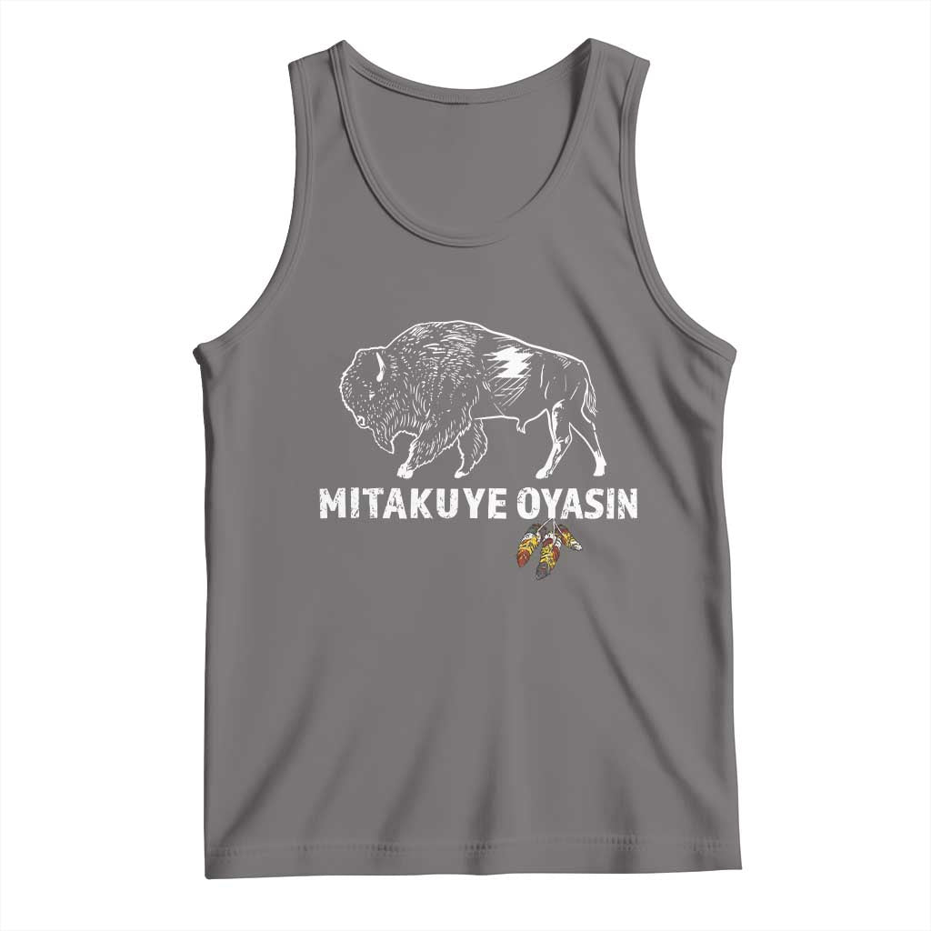 Lakota Tribe Teton Sioux Nation Native American Pride Tank Top TS14 Deep Heather Print Your Wear