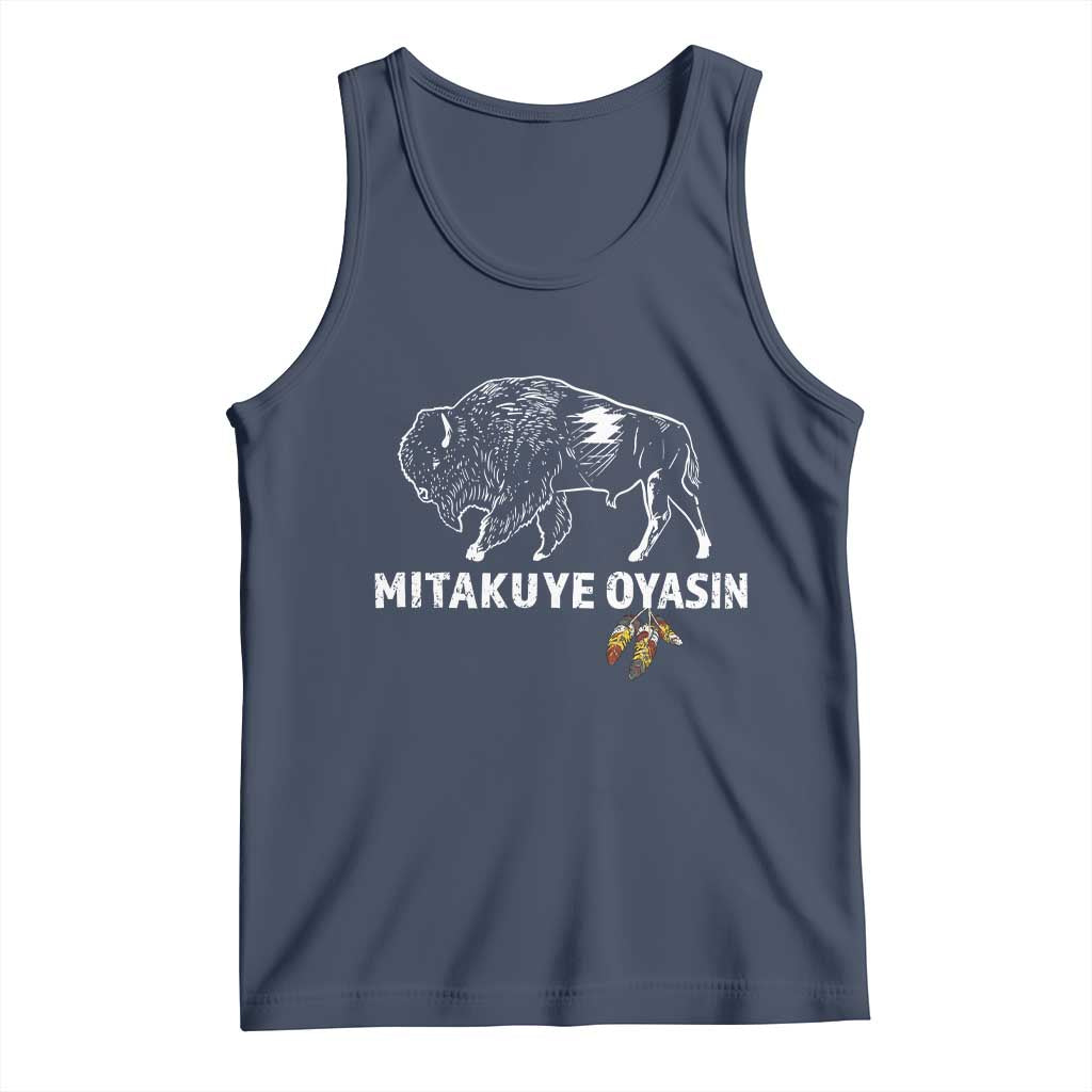 Lakota Tribe Teton Sioux Nation Native American Pride Tank Top TS14 Navy Print Your Wear
