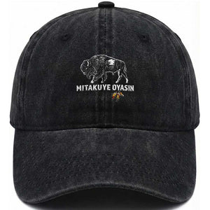 Lakota Tribe Teton Sioux Nation Native American Pride Washed Cotton Baseball Cap TS14 Print Your Wear
