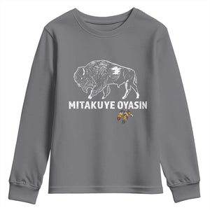 Lakota Tribe Teton Sioux Nation Native American Pride Youth Sweatshirt TS14 Charcoal Print Your Wear