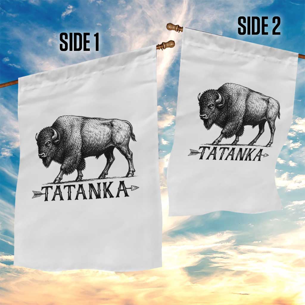Tatanka Lakota Buffalo Bison Native American West Wildlife Garden Flag TS14 Print Your Wear
