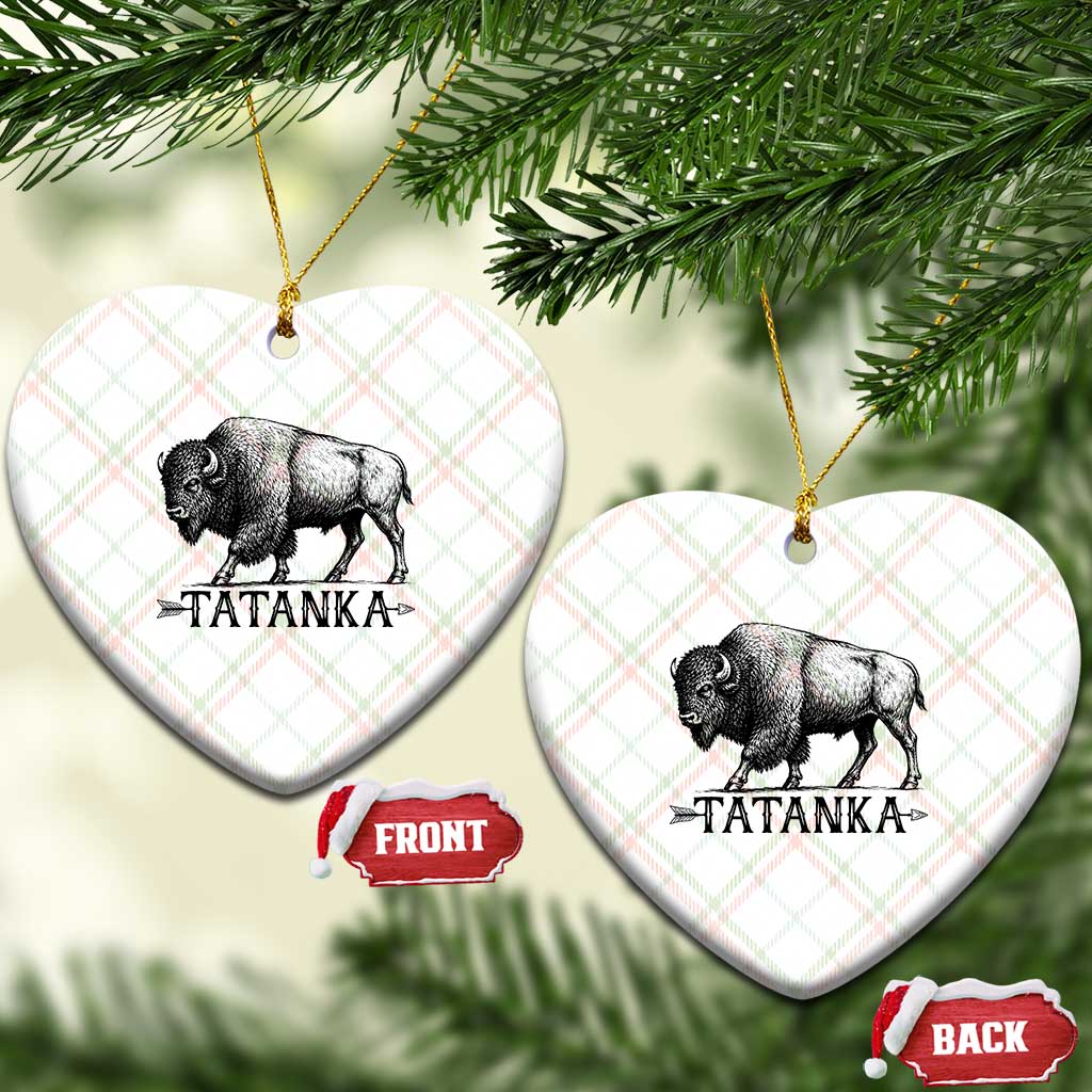 Tatanka Lakota Buffalo Bison Native American West Wildlife Ceramic Ornament TS14 Print Your Wear