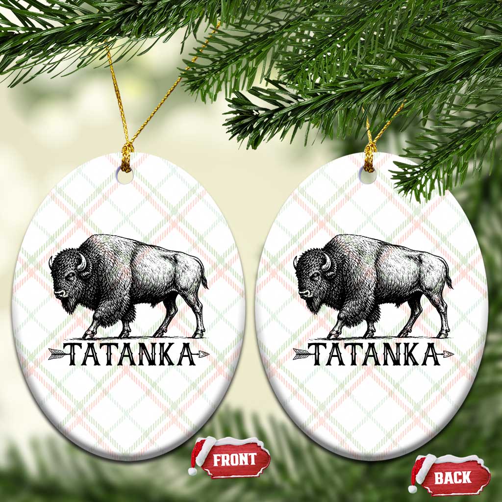 Tatanka Lakota Buffalo Bison Native American West Wildlife Ceramic Ornament TS14 Print Your Wear