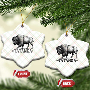 Tatanka Lakota Buffalo Bison Native American West Wildlife Ceramic Ornament TS14 Print Your Wear