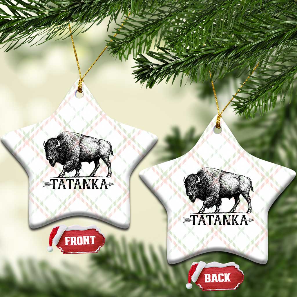 Tatanka Lakota Buffalo Bison Native American West Wildlife Ceramic Ornament TS14 Print Your Wear