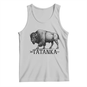Tatanka Lakota Buffalo Bison Native American West Wildlife Tank Top TS14 Ash Print Your Wear