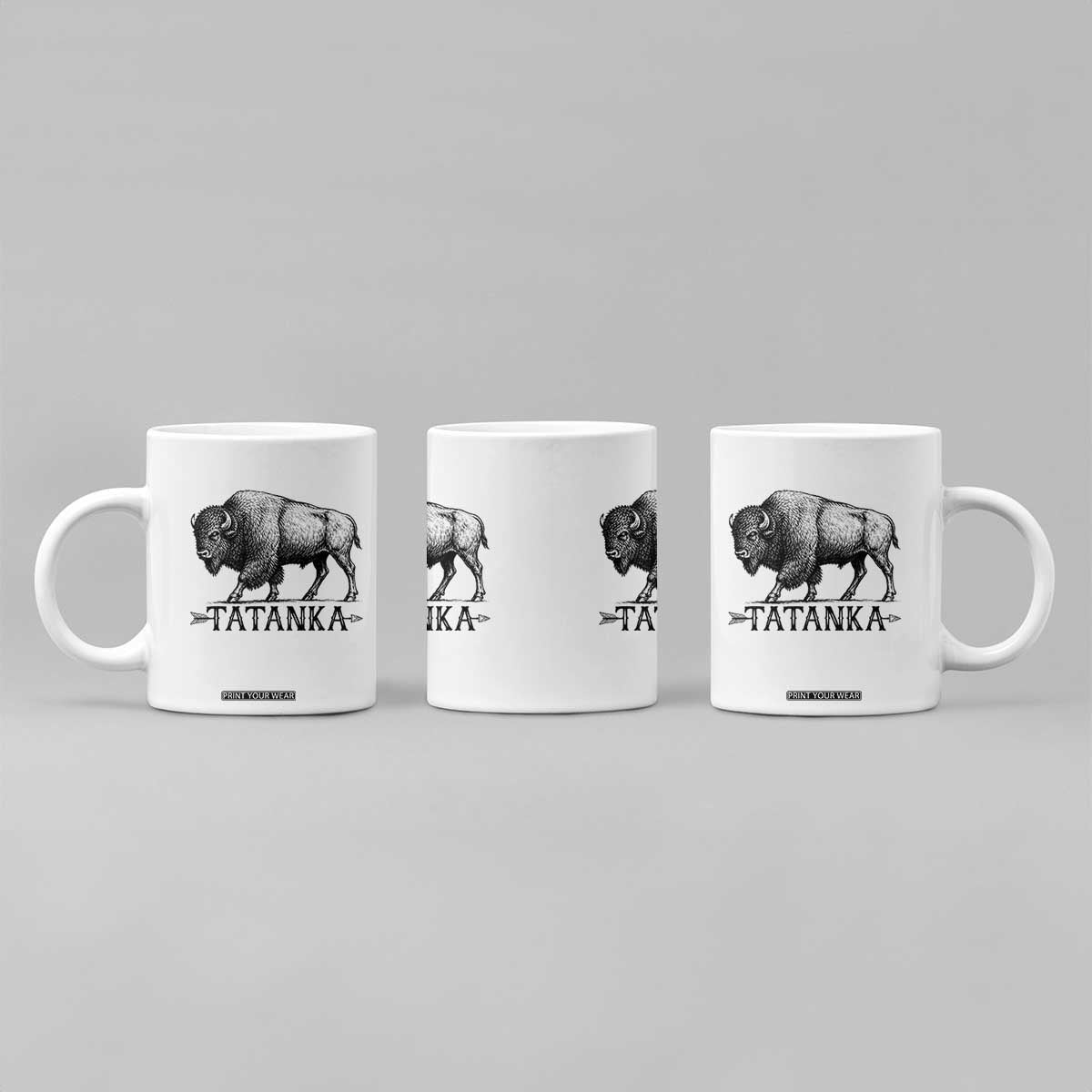 Tatanka Lakota Buffalo Bison Native American West Wildlife Coffee Mug TS14 Print Your Wear