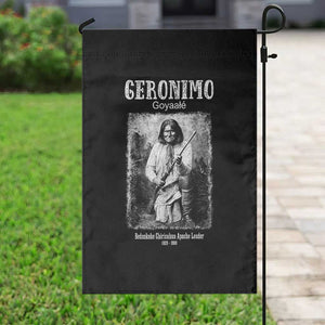 Geronimo Apache Leader American Indian History Garden Flag TS14 Print Your Wear
