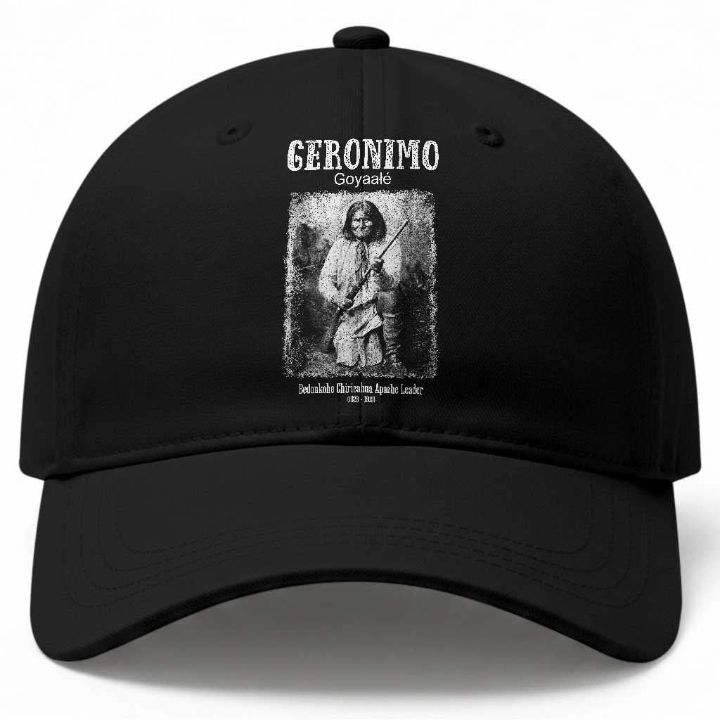Geronimo Apache Leader American Indian History Baseball Cap TS14 Print Your Wear