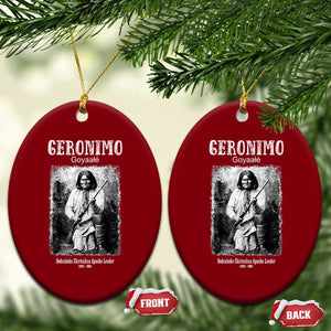 Geronimo Apache Leader American Indian History Ceramic Ornament TS14 Print Your Wear