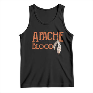 Apache Blood Roots for Proud Native American Peoples Tank Top TS14 Black Print Your Wear