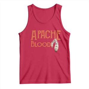 Apache Blood Roots for Proud Native American Peoples Tank Top TS14 Red Print Your Wear