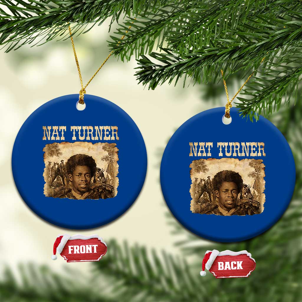 Nat Turner Ceramic Ornament Black History African American TS14 1pc Blue Print Your Wear