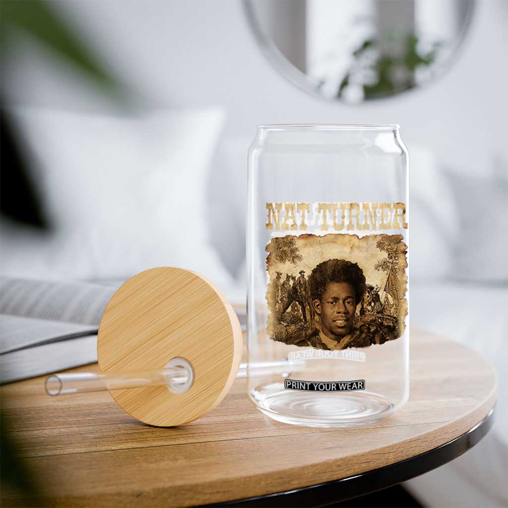 Nat Turner Glass Can Black History African American TS14 Print Your Wear