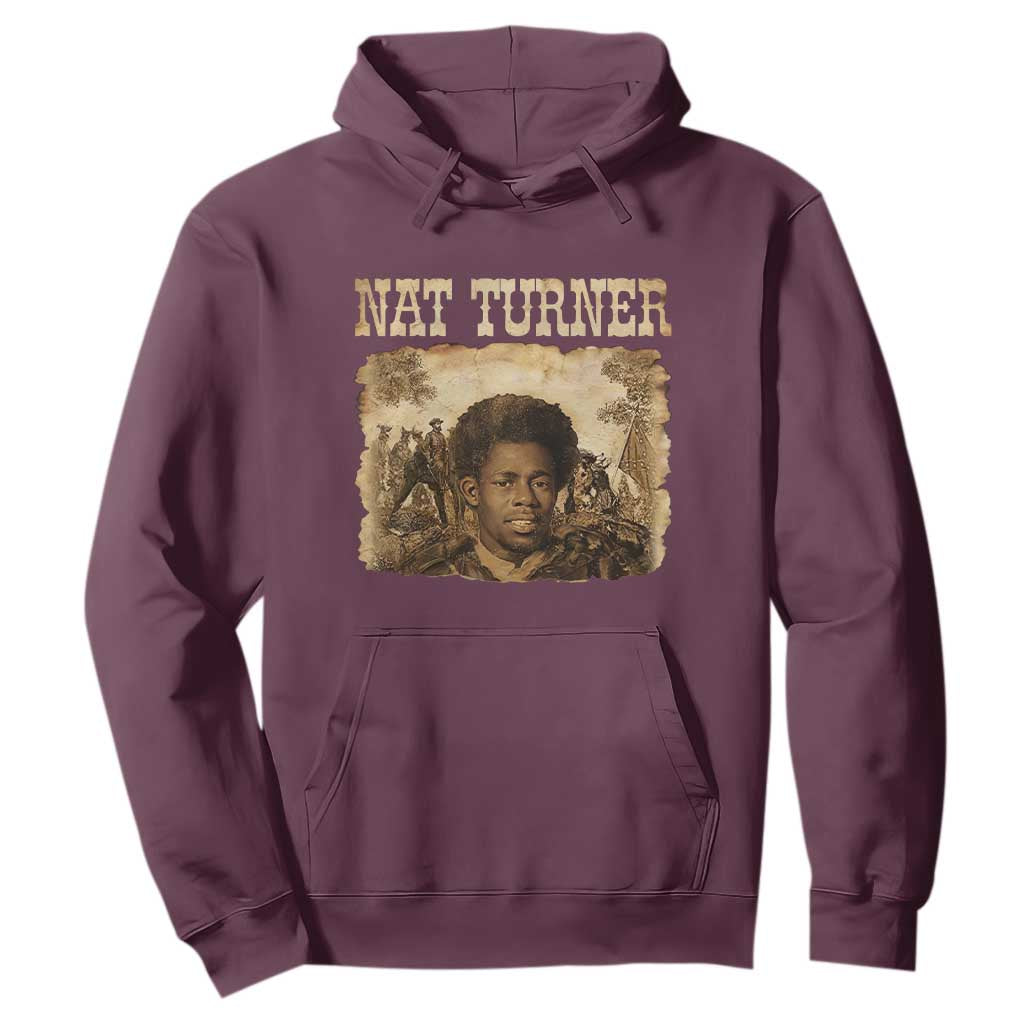 Nat Turner Hoodie Black History African American TS14 Maroon Print Your Wear