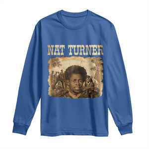Nat Turner Long Sleeve Shirt Black History African American TS14 Royal Blue Print Your Wear