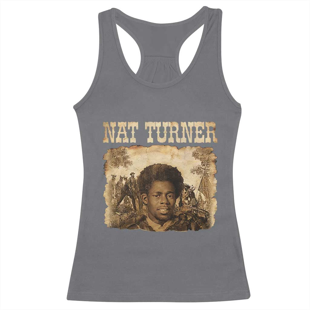 Nat Turner Racerback Tank Top Black History African American TS14 Charcoal Print Your Wear