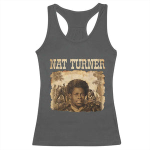 Nat Turner Racerback Tank Top Black History African American TS14 Dark Heather Print Your Wear