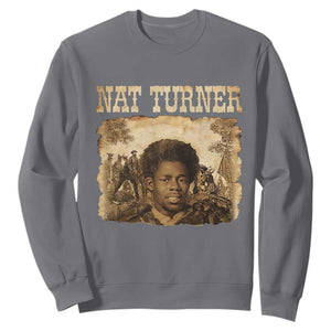 Nat Turner Sweatshirt Black History African American TS14 Charcoal Print Your Wear