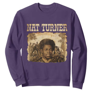 Nat Turner Sweatshirt Black History African American TS14 Purple Print Your Wear