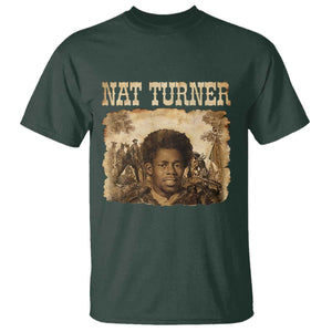 Nat Turner T Shirt Black History African American TS14 Dark Forest Green Print Your Wear