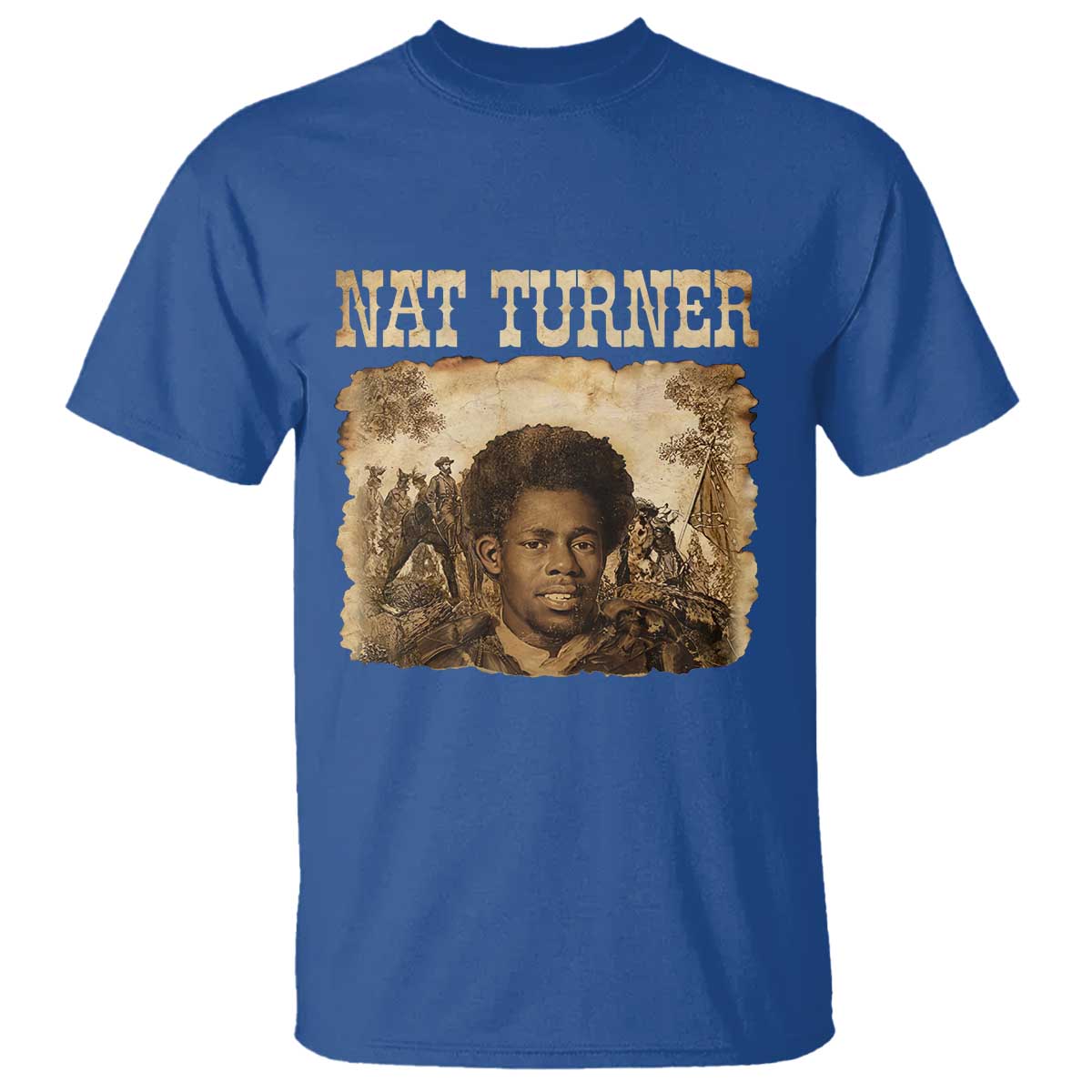 Nat Turner T Shirt Black History African American TS14 Royal Blue Print Your Wear
