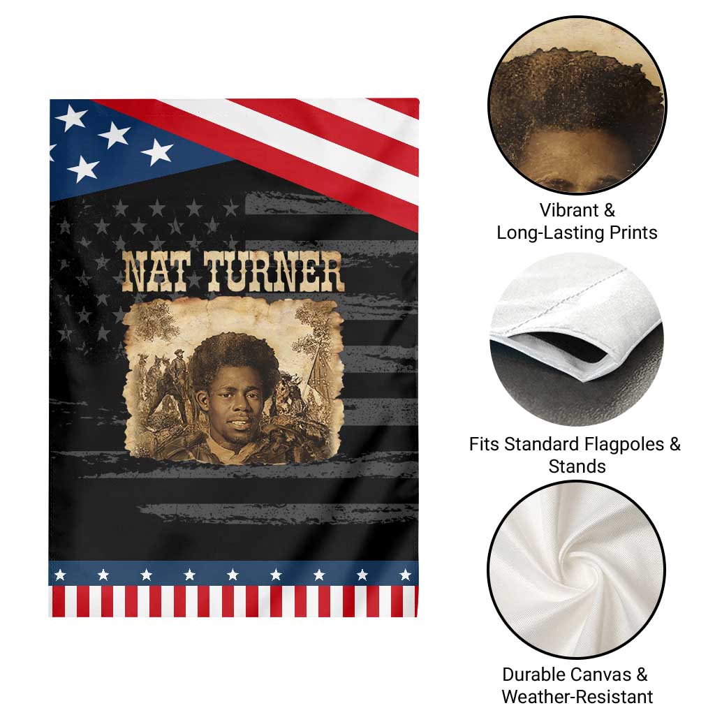 Nat Turner Garden Flag Black History African American TS14 Print Your Wear