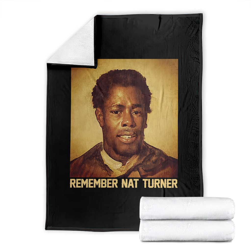 Nat Turner Throw Blanket Black History Month TS14 Black Print Your Wear
