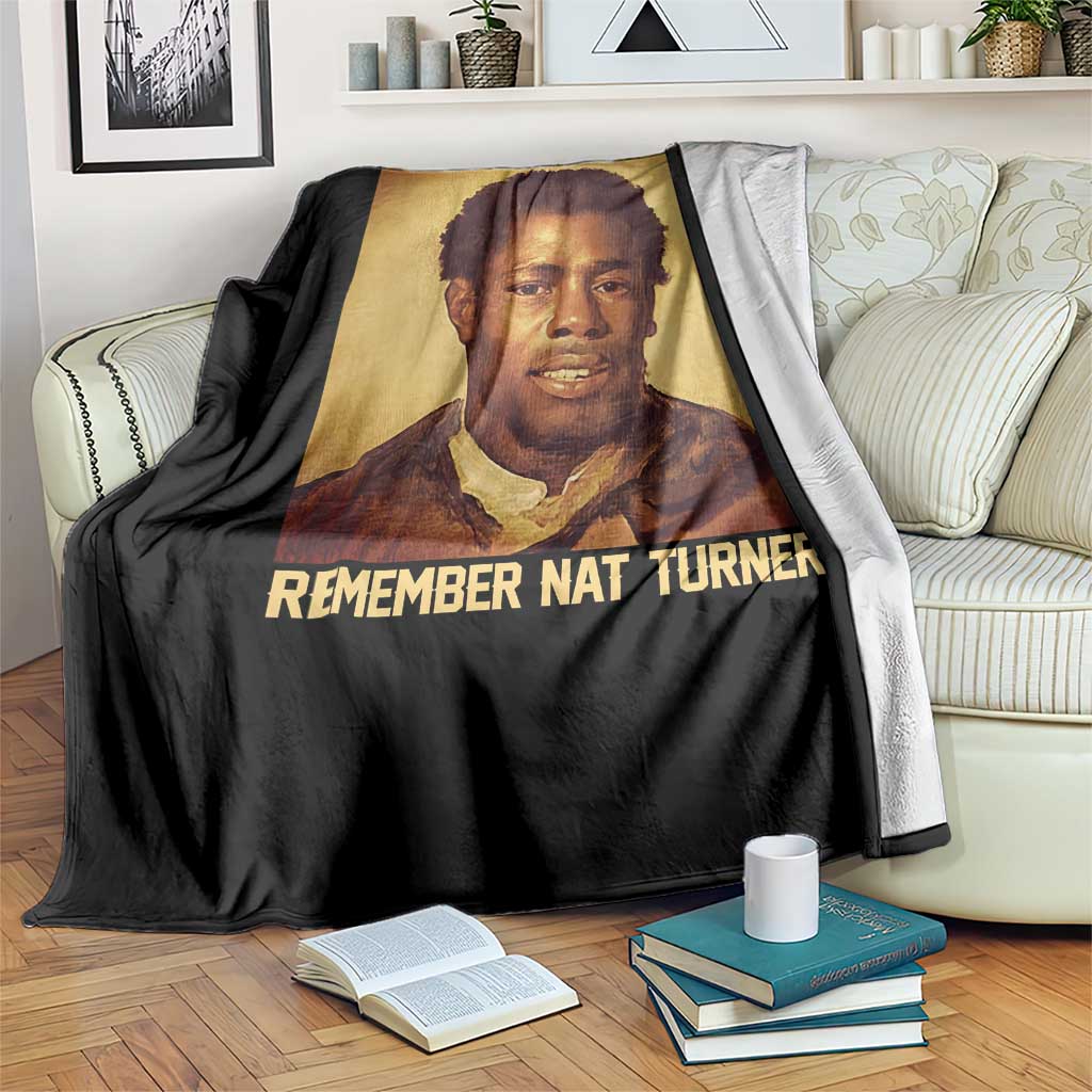 Nat Turner Throw Blanket Black History Month TS14 Print Your Wear