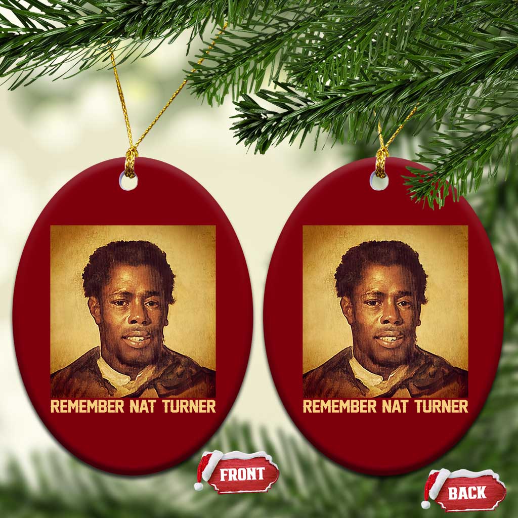 Nat Turner Ceramic Ornament Black History Month TS14 Print Your Wear