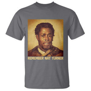 Nat Turner T Shirt Black History Month TS14 Charcoal Print Your Wear