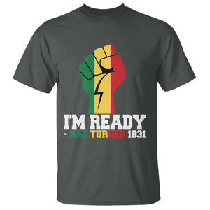 Nat Turner Quote T Shirt Black History African American TS14 Dark Heather Print Your Wear