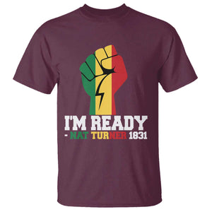 Nat Turner Quote T Shirt Black History African American TS14 Maroon Print Your Wear