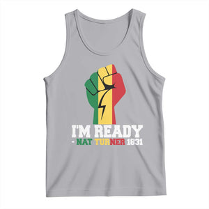 Nat Turner Quote Tank Top Black History African American TS14 Athletic Heather Print Your Wear