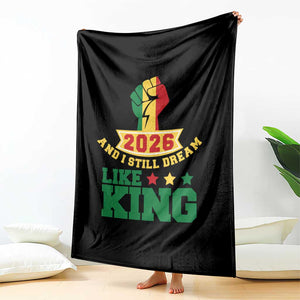 MLK Day Throw Blanket 2026 And I Still Dream Like King TS14 Print Your Wear