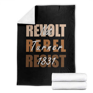 Nat Turner Quote Throw Blanket Black History Month TS14 Black Print Your Wear