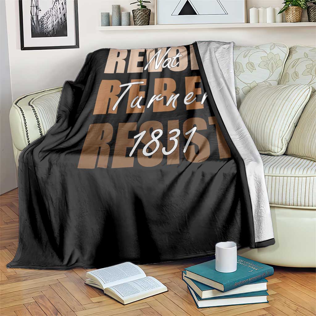 Nat Turner Quote Throw Blanket Black History Month TS14 Print Your Wear
