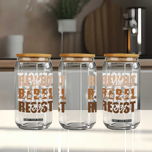 Nat Turner Quote Glass Can Black History Month TS14 Print Your Wear