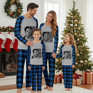 Nat Turner Quote Plaid Pajama Set Black History Hero Y'all Gone Learn Today TS14 Blue Plaid Print Your Wear