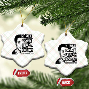 Nat Turner Quote Ceramic Ornament Black History Hero Y'all Gone Learn Today TS14 Print Your Wear