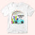 Easter Personalized T Shirt Grandmas Peeps Vintage Truck With Grandkids Name CTM Youth Custom - Printyourwear