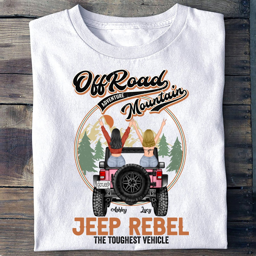 Custom Jeep Tee Shirts Jeep Girl, Off Road Mountain Adventure, Gift For Journey Girlss CTM Youth Custom - Printyourwear