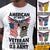 Personalized Veteran T Shirt American By Birth Veteran By Choice Eagles Pride CTM Youth Custom - Printyourwear