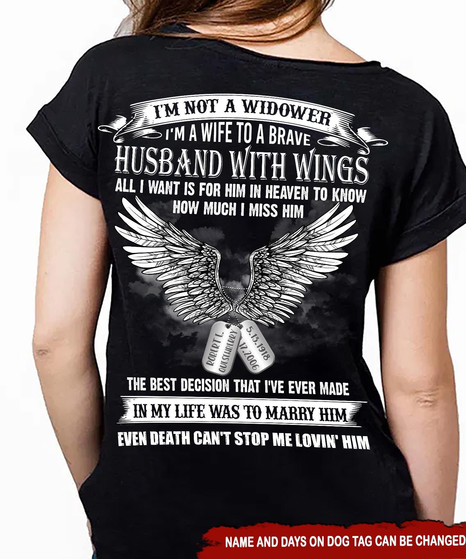 Personalized Veteran T Shirt Widow Wife Veteran CTM Youth Custom - Printyourwear