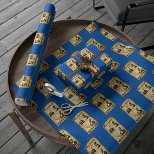 W E B Du Bois Wrapping Paper Roll African American History Gift TS12 Blue Print Your Wear