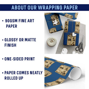 W E B Du Bois Wrapping Paper Roll African American History Gift TS12 Print Your Wear
