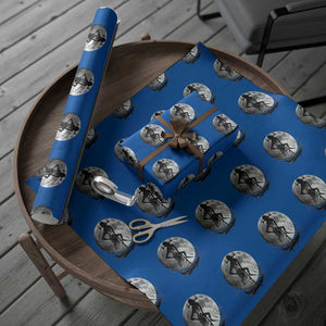 Wendigo Wrapping Paper Roll Cryptid Horror Moon Mythical Creature Halloween TS10 Blue Print Your Wear