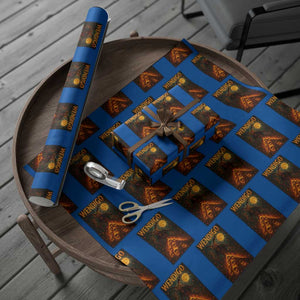 Wendigo Wrapping Paper Roll Halloween Cryptid Horror Mythical Creature TS10 Blue Print Your Wear