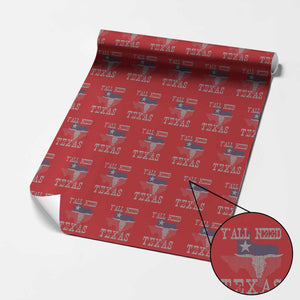 Yall Need Texas Wrapping Paper Roll State Map Vintage TS10 Red Print Your Wear